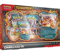 Pokémon Colección Especial Charizard ex (1 Carta holográfica de promoción, 2 Cartas holográficas, 1 Carta lenticular de Gran tamaño con Efecto 3D y 5 Sobres de Mejora)