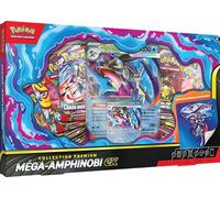Pokémon: Colección Premium Mega Amphinobi-ex (1 Tarjeta Promocional Brillante, 1 Tarjeta Promocional Grande lenticular y 8 Refuerzos) del JCC Pokémon