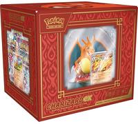 Pokémon: Colección superprémium Charizard ex (3 Cartas holográficas de promoción, 1 Figura para exhibir una Carta y 10 Sobres de Mejora)