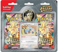 Pokémon: Colección Ubaldo de la expansión Megaevolución - Ascenso heroico del GCC Pokémon (una Tarjeta Promocional holográfica, una Moneda y Dos Sobres de expansión)