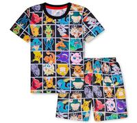 Pokemon Cómodo Conjunto de Pijama Corto Anime para Niños (Multicolor, 11-12 años)