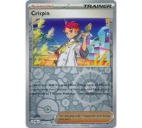 Pokemon - Crispin 105/131 Prismatic Evolutions - Tarjeta individual de lámina inversa