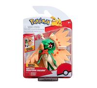Pokémon PKW3038 - Battle Feature Figure - Silvarro, offizielle bewegliche Figure