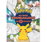 Pokémon: Das große Wimmelmalbuch der 9 Regionen: Wimmelmalbuch