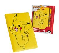 Pokémon Diario con Candado o Libreta Kawaii con Anime Material Escolar Set Papeleria para Niños Pikachu Utiles Escolares Regalos para Niños (Cuaderno/Boligrafo)
