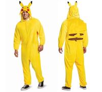 Pokemon, Disfraz Pikachu Oficial de Disguise para Adultos, Disfraz Pikachu 100% Poliéster