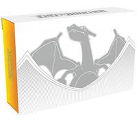 Pokémon- Dracaufuego Estuche de colección Ultra Premium Dracaufeu | Tarjetas coleccionables | A Partir de 6 años, Color Blanco, Amarillo (POKLUXNOV22)