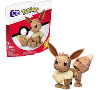 Mega Construx Pokémon Construye y Muestra Eeve Figura de +200 Bloques de construcción de Juguete para niños +6 años (Mattel HDL84)