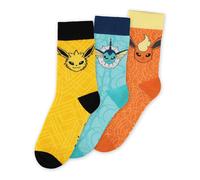 Pokémon Eevee Evolution Mujer Calcetines multicolores EU 39-42