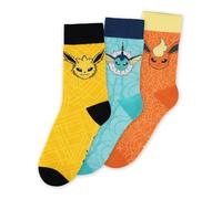 Pokémon Eevee Evolution Women's Socks Multicoloured Fan Merch, Gaming