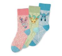 Pokémon Eevee Evolution Mujer Calcetines multicolor