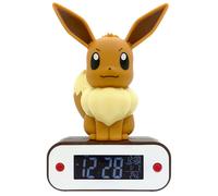 Pokemon Eevee Figuras Lámpara Despertador Escritorio Light Lamp W / Alarm Clock