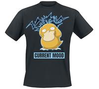 Pokémon Enton - Confusion Hombre Camiseta Negro L 100% algodón Vorne Bedruckt Regular
