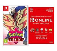 Pokémon Escudo [Nintendo Switch] + Switch Online 12 Meses [Código de descarga]