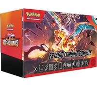 Pokémon: Estadio Combina y Combate de Escarlata y Púrpura-Llamas Obsidianas (2 Barajas de 40 Cartas, 11 Paquetes de Mejora y más)