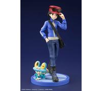 Pokémon estatua artfxj pvc 1/8 kalm & froakie 20 cm