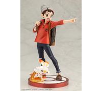 Pokémon estatua artfxj pvc 1/8 victor & scorbunny 21 cm