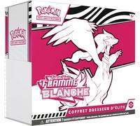 Pokémon: Estuche de Entrenamiento de élite Escarlata y púrpura - Llama Blanca - Reshiram (1 Tarjeta Promocional Totalmente ilustrada de Boreas, 9 Boosters y Accesorios de Juego Premium)