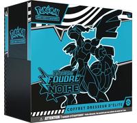 Pokemon - Estuche de entrenamiento de élite escarlata y púrpura - Rayo negro - Zekrom del JCC Pokémon (1 tarjeta promocional totalmente ilustrada de Fulguris, 9 Boosters y accesorios de juego premium)