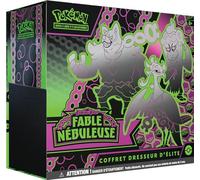Pokémon JCC Estuche de Entrenamiento de élite Escarlata y púrpura - Fábula Nebulosa (1 Tarjeta Promocional Completamente ilustrada, 9 Refuerzos y Accesorios de Juego Premium)