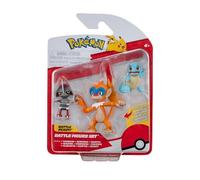 Pokémon- Figura de 3 pak, Multicolor (Jazwares PKW3058)