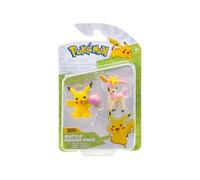 Pokemon Figura de batalla de primavera y Pascua 2025, colección lista para la acción, paquete de 2 (Pikachu y Deerling Spring Form)