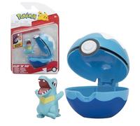 Pokémon Figuras 5-8 cm Totodile - Juguetes Clip N Go Nueva 2022 - Figuras Bolas Licenciado Oficialmente Juguetes