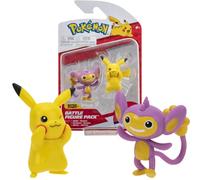 Pokémon Figuras 5 cm Pikachu & Aipom - Juguetes Nueva 2023 - Figuras Licenciado Oficialmente Juguetes