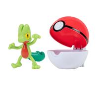 Pokémon Figuras 5 cm Treecko - Juguetes Clip N Go Nueva 2023 - Figuras Bolas Licenciado Oficialmente Juguetes