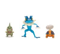 Pokémon First Partner Battle Figure Set Figure 3-Pack Torkoal, Axew & Frogadier