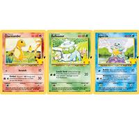 Pokemon First Partners Jumbo Card Lot - Kanto - Bulbasaur Charmander Squirtle - 25th Celebrations