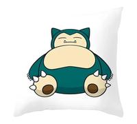 Pokemon | Funda de almohada | Más de 15 años | 45 cm x 45 cm | Snorlax (blanco)