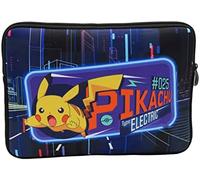 CyP Brands-Pokémon- Funda para Portátil 15 Pulgadas, Maletín de Ordenador, Funda Protectora Portátil, Impermeable, Multicolor, Producto Oficial