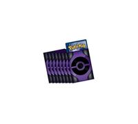 Pokemon Fundas para tarjetas - Pokeball púrpura - Kit de herramientas de entrenamiento 2022-65 unidades - Protectores de cubierta