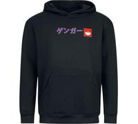 Pokémon Gengar Block Hombre Sudadera con Capucha Negro L 60% algodón, 40% poliéster Regular