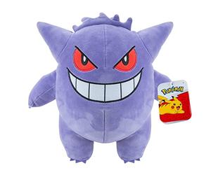 Pokémon Gengar Plush - Peluche de 12 Pulgadas - Detalles auténticos - Juguetes para niños