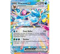 Pokemon - Glaceon ex 026/131 - Evoluciones prismáticas - Doble rara - Tarjeta individual de aluminio