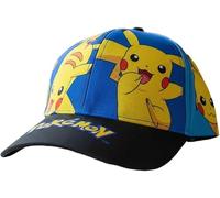 Pokémon - Gorra con visera para niño/niño, gorra de béisbol ajustable para niño
