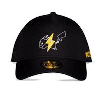 Pokemon Gorra de béisbol Pikachu #025 Nue Oficialmente Negro Strapback, Negro, Talla única
