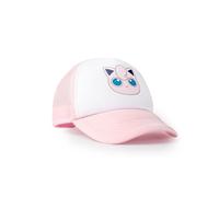 Pokémon Gorra Jigglypuff con Visera Curva Ajustable Rosa | Sombrero clásico de Malla de Verano | Ropa Casual Protección Solar | Cierre a presión | Mercancía Oficial para fanáticos