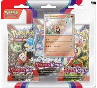 Pokémon JCC - Escarlata y Violeta - Pack de 3 Boosters Arcanin & Oyacata (1 Paquete Aleatorio)