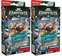 Pokémon - Juego de Cartas coleccionables: baraja de Combate Hundemon-ex (baraja inmediatamente jugable con 60 Cartas) (Paquete de 2)