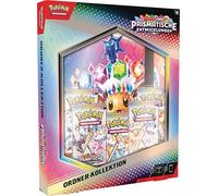 Pokémon -Juego de Cartas coleccionables Colección Carmesin & Purple - Desarrollos prismáticos (Carpeta con 378 Ranuras para Tarjetas y 5 Paquetes de Refuerzos)