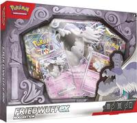 Pokémon - Juego de Cartas coleccionables: Colección Friedwuff-ex (4 Paquetes de Refuerzo, 2 Cartas holográficas y 1 Carta de Gran tamaño)