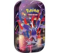 Pokémon - Juego de cartas coleccionables: mini caja de hojalata Mega-Héroes - Mega-Latias (1 pegatina, 1 tarjeta de imagen y 2 paquetes de refuerzos)