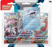 Pokémon - Juego de Cartas coleccionables: Paquete de 3 (kolovalal) carmesí y púrpura - Paradoja Rift (3 Paquetes de Refuerzo y 1 Carta Promocional holográfica)