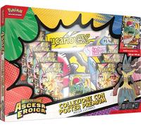 Pokemon - Juego de cartas coleccionables TCG Scarlet & Violet Stellar Crown Premium Checklane Booster Pack con moneda y 2 cartas promocionales (1 paquete) (Miraidon e Iron Treads)
