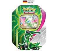 Pokémon - Juego de Cartas coleccionables: Tin-Box Paradoxclase: Eisenblatt-ex (1 Carta Promocional holográfica y 4 Paquetes de Refuerzos)