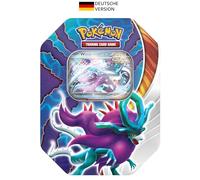 Pokémon - Juego de Cartas coleccionables: Tin-Box Paradoxclase: Windewoge-ex (1 Carta Promocional holográfica y 4 Paquetes de Refuerzos)