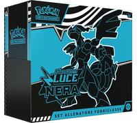Pokémon: Juego de Entrenador de Clase Alta (Zekrom) de la expansión Escarlata y Violeta - Luz Negra del TCG (Carta de Figura Completa de Thundurus, Nueve Paquetes de expansión y Accesorios Premium)